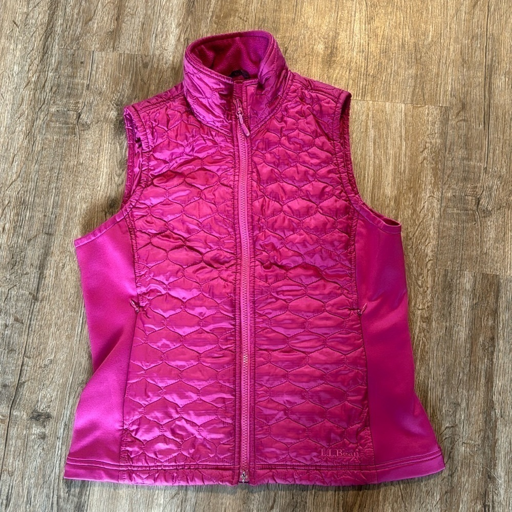 L.L. Bean Pink Quilted Vest